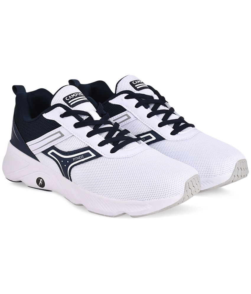     			Campus HURRICANE White  Men's Sports Running Shoes