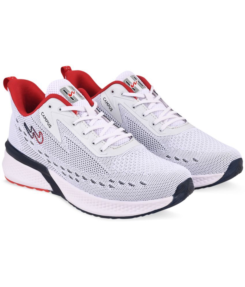     			Campus Rally White Running Shoes