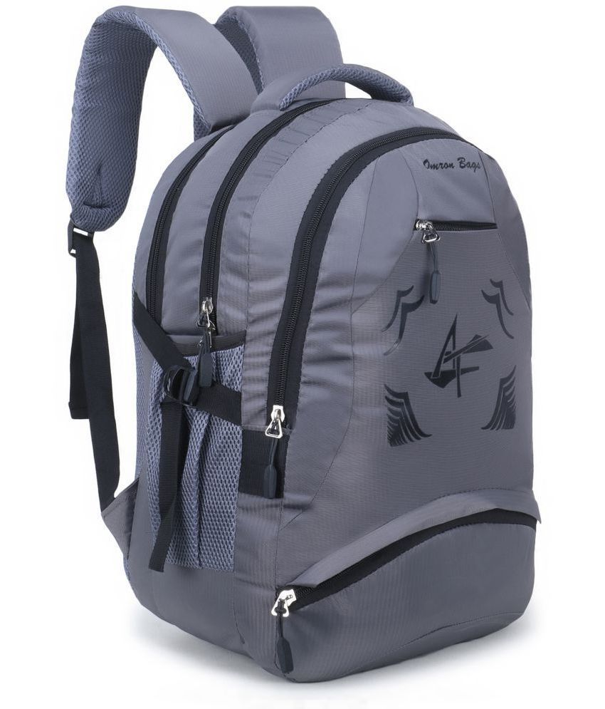     			OMRON BAGS 40 Ltrs Grey Laptop Bags