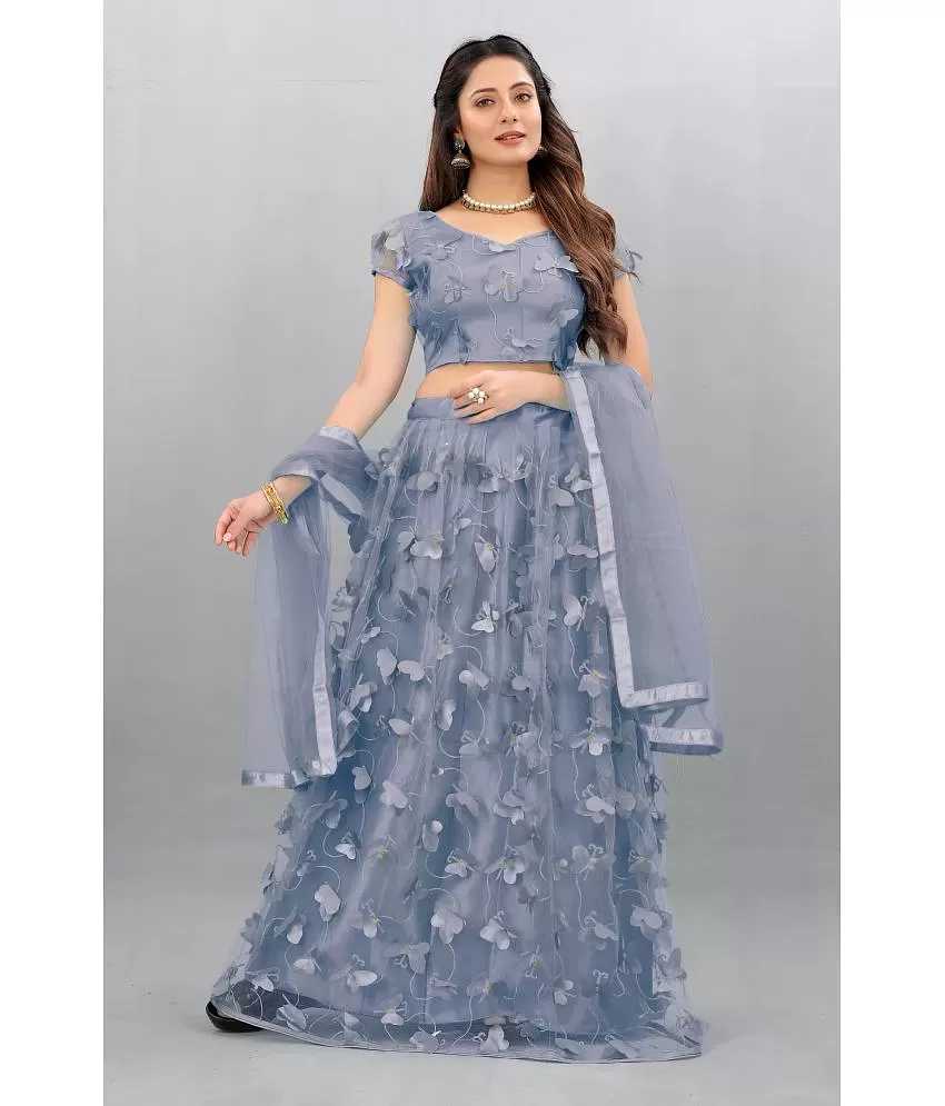 Buy online Embroidered Semi-stitched Lehenga Choli With Dupatta from ethnic  wear for Women by Warthy Ent for ₹3089 at 67% off | 2024 Limeroad.com