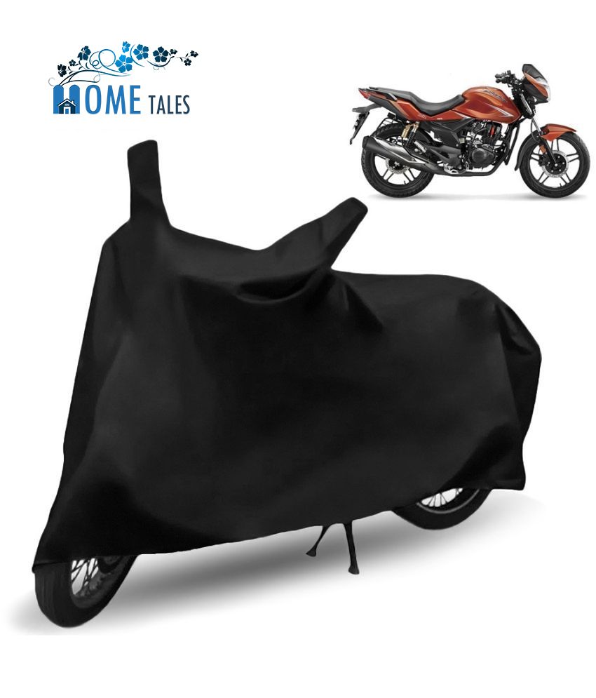     			HOMETALES Waterproof & Dustproof Bike Cover For Hero Xtreme With Side Mirror Pocket - Black