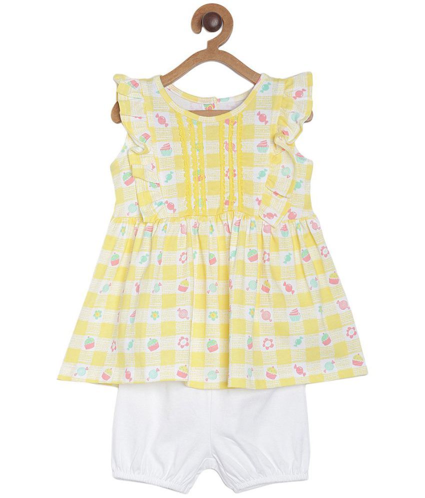     			MINI KLUB - 100% Cotton Multicolor Baby Girl Dress ( Pack of 1 )