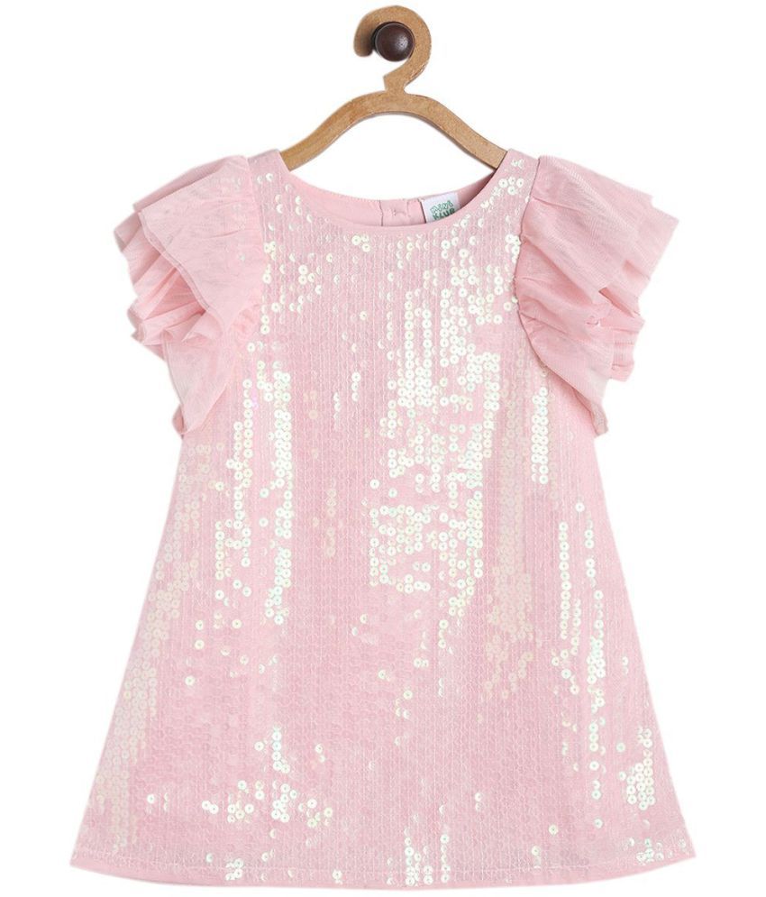     			MINI KLUB - Polyester Pink Baby Girl Dress ( Pack of 1 )