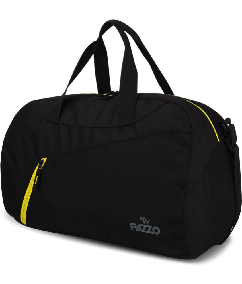     			PAZZO 42 Ltrs Yellow Solid Duffle Bag