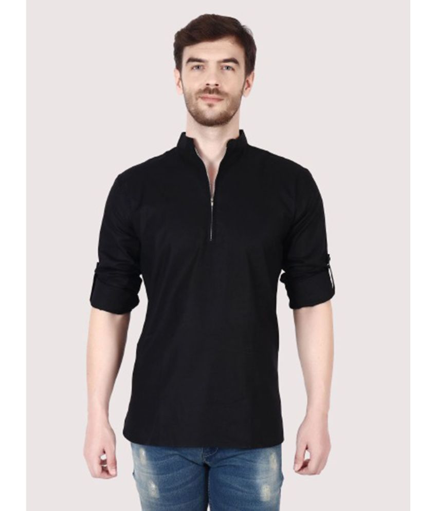     			Springberry - 100% Cotton Slim Fit Black Men's Casual Shirt ( Pack of 1 )