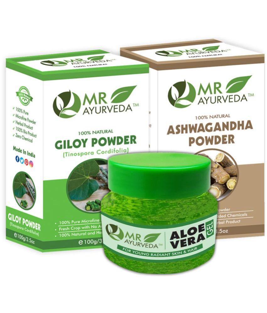     			MR Ayurveda Aloe Vera Gel, Giloy & Ashwagandha Powder Hair Mask 300 g
