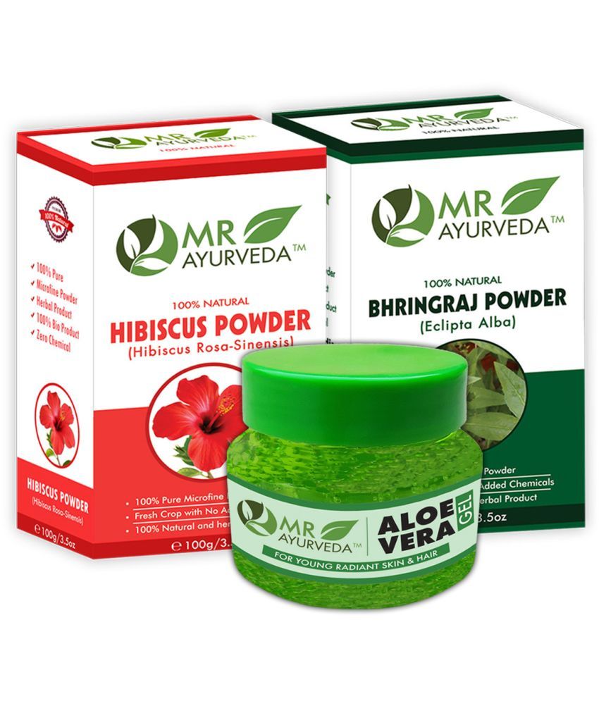     			MR Ayurveda Aloe Vera Gel, Hibiscus & Bhringraj Powder Hair Mask 300 g