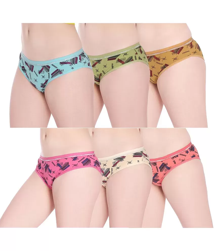 Buy online Pack Of 3 Cotton Hipster Panty from lingerie for Women by In  Care for ₹489 at 29% off