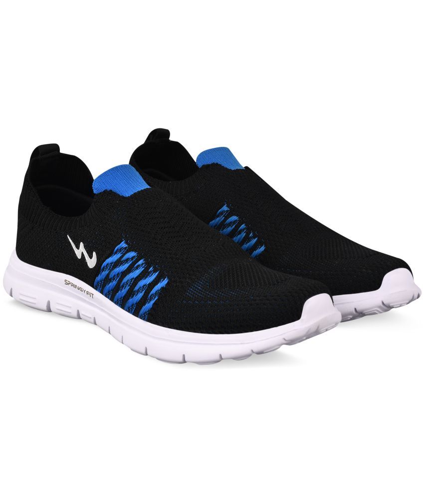     			Campus Black Running Shoes