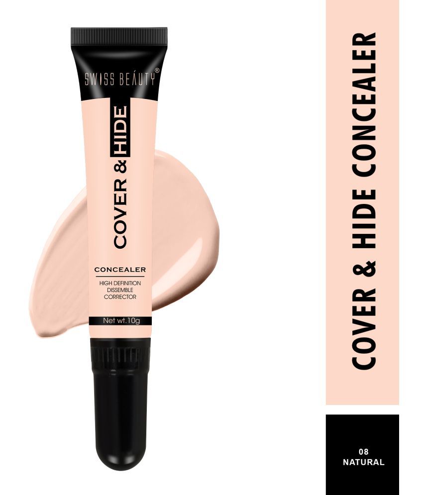     			Swiss Beauty Cover & Hide Concealer  Cream Concealer Deep Brown 10 mL