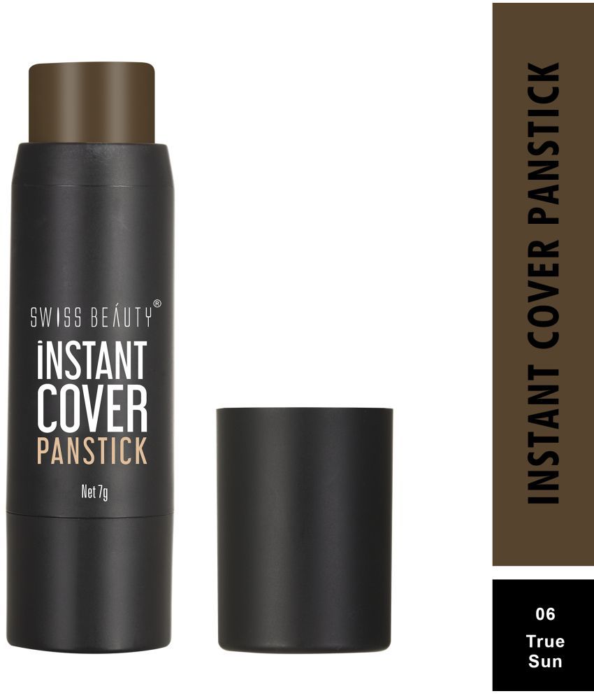     			Swiss Beauty Instant Cover Panstick Stick Concealer Deep Brown 7 mL