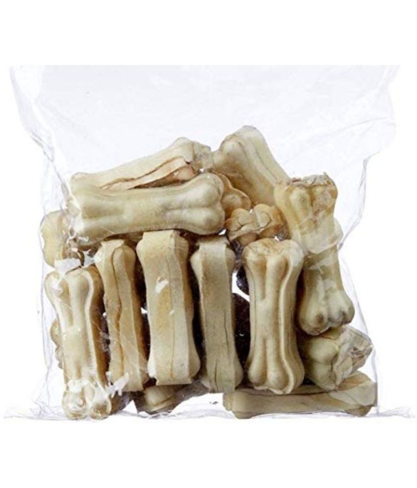     			KOKIWOOWOO Dog Chew raw hide bone (non-veg)  3 Inch 6 Pcs  -250 Gms