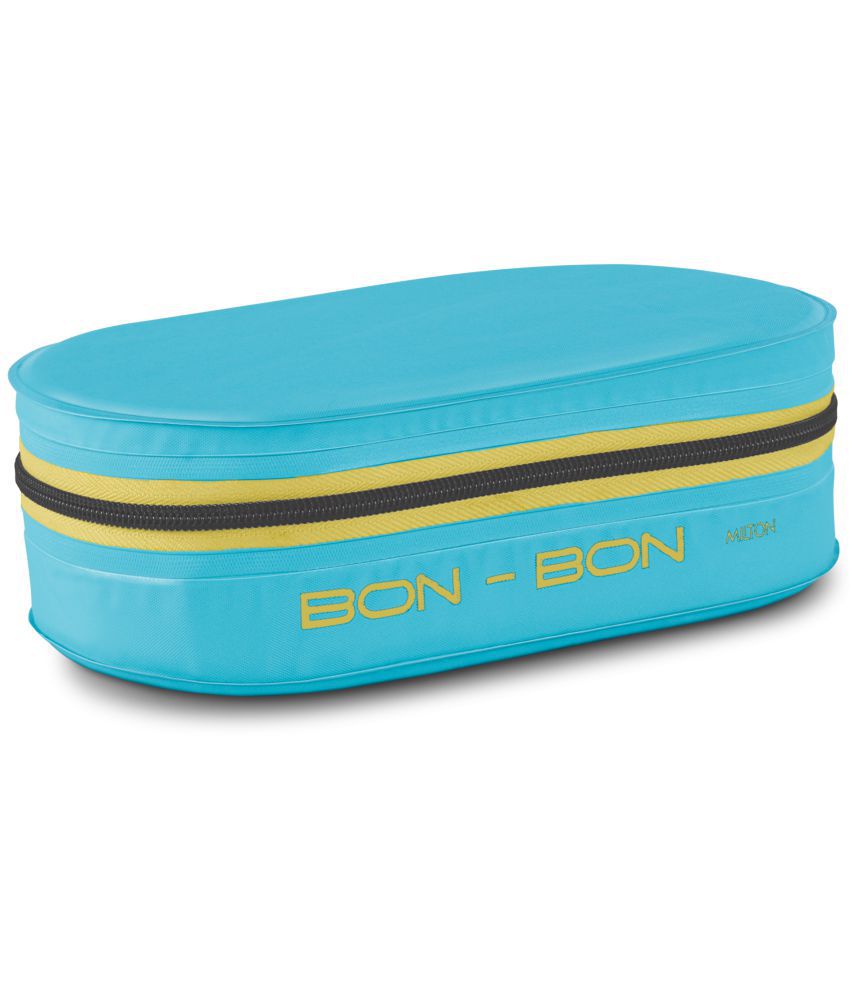     			MILTON New Bon Bon Lunch Box with 2 Leak-Proof containers 280 ml Each Cyan