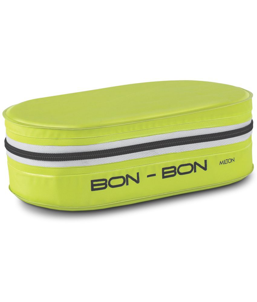     			MILTON New Bon Bon Lunch Box with 2 Leak-Proof containers 280 ml Each Green