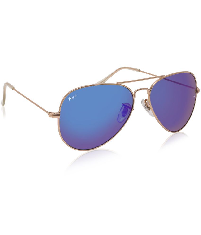     			RESIST EYEWEAR - Blue Pilot Sunglasses Pack of 1