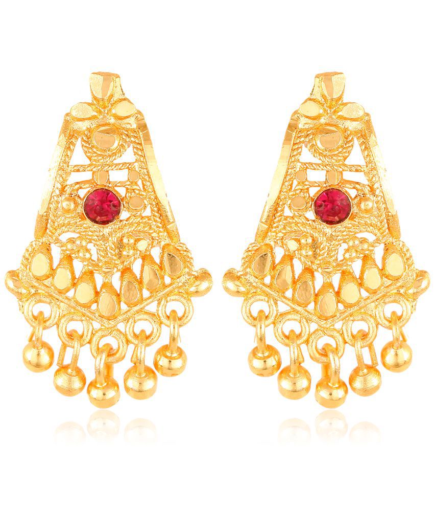     			Vighnaharta Drop layer alloy jhumki Earring Antique Gold Plated Push back for Women and Girls  [VFJ1616ERG ]