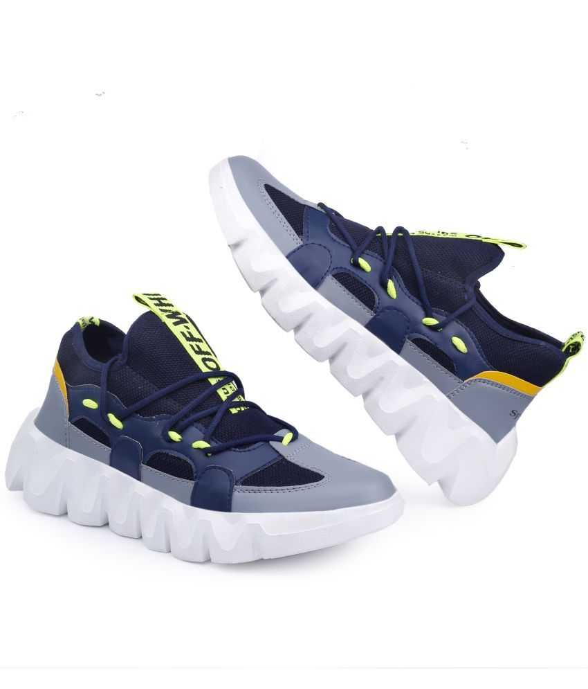 WOAKERS Blue Running Shoes Buy WOAKERS Blue Running Shoes Online at