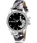 Mikado Leather Round Womens Watch