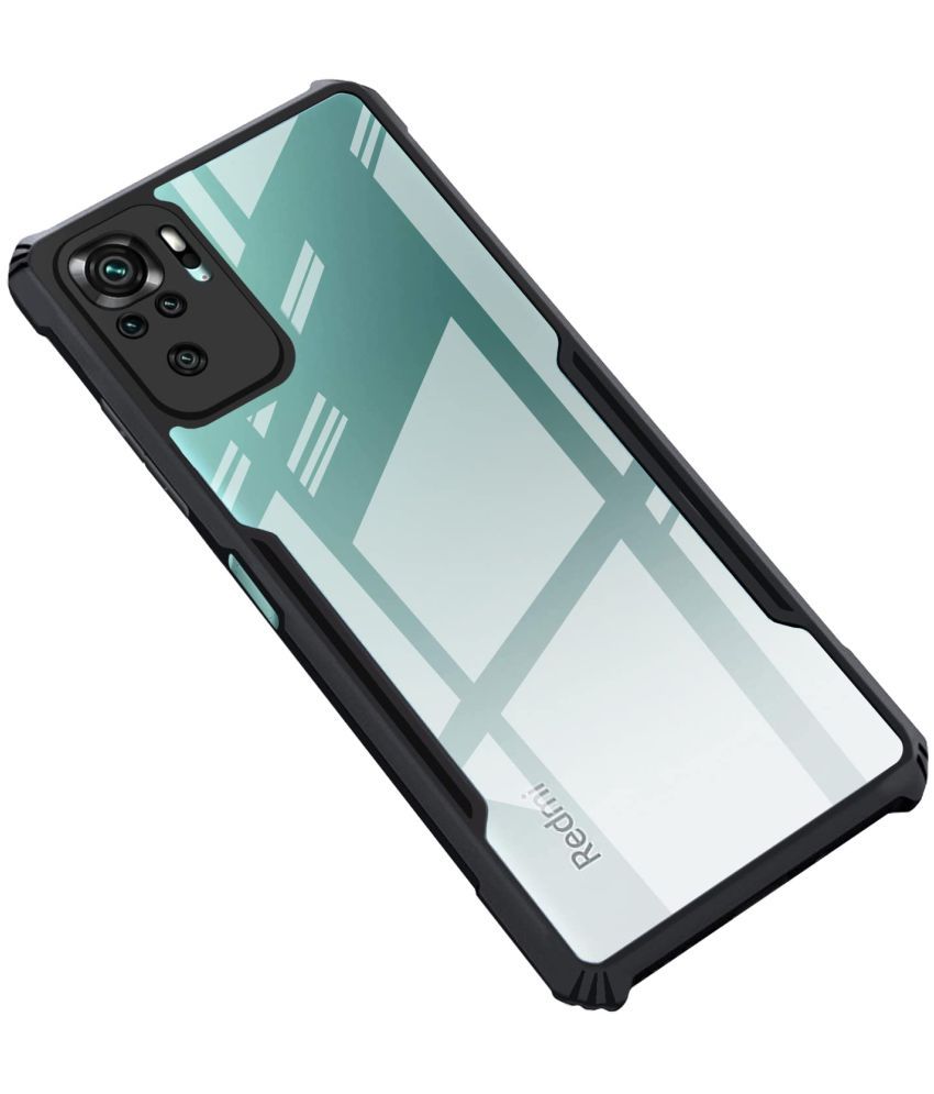     			KOVADO Black Hybrid Covers For Xiaomi Redmi Note 10 -