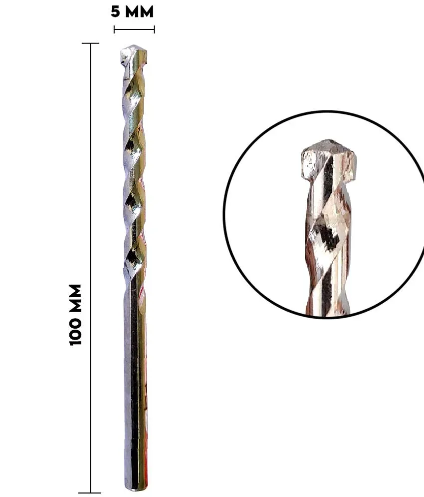 Buy Laxmi 5mm Concrete Drill Bit pack of 05 Online at Low Price
