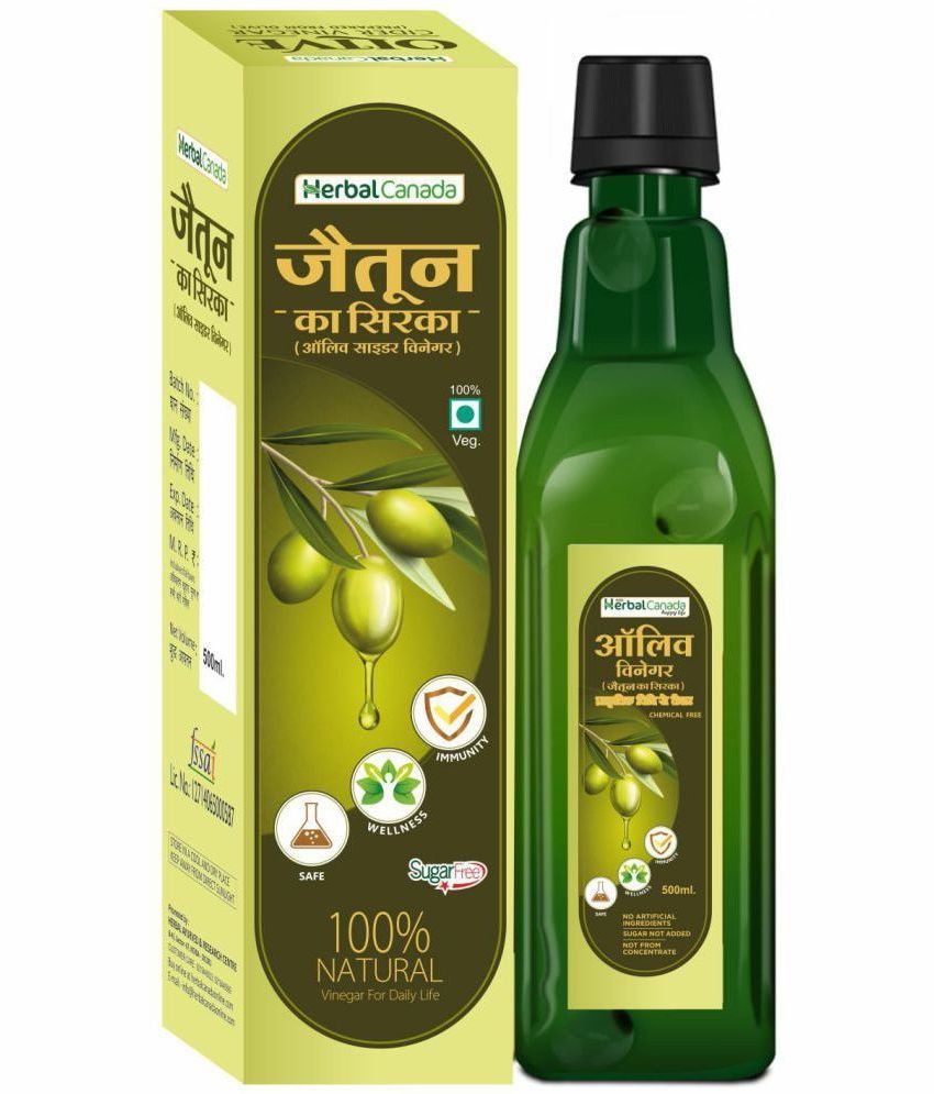     			Harc Herbal Canada 100% Pure Olive Cider Vinegar ( Jaitoon Ka Sirka ) 500 ml