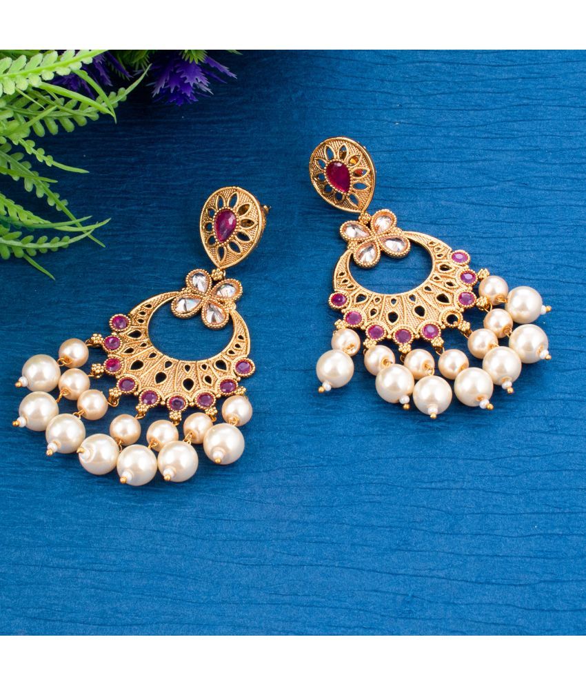     			Sukkhi Magnificent Gold Plated Drop Earring For Women