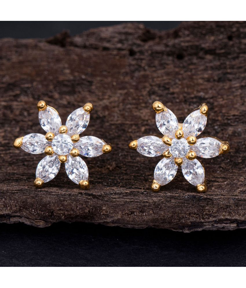     			Sukkhi Sparkling Gold Plated Stud Earring For Women