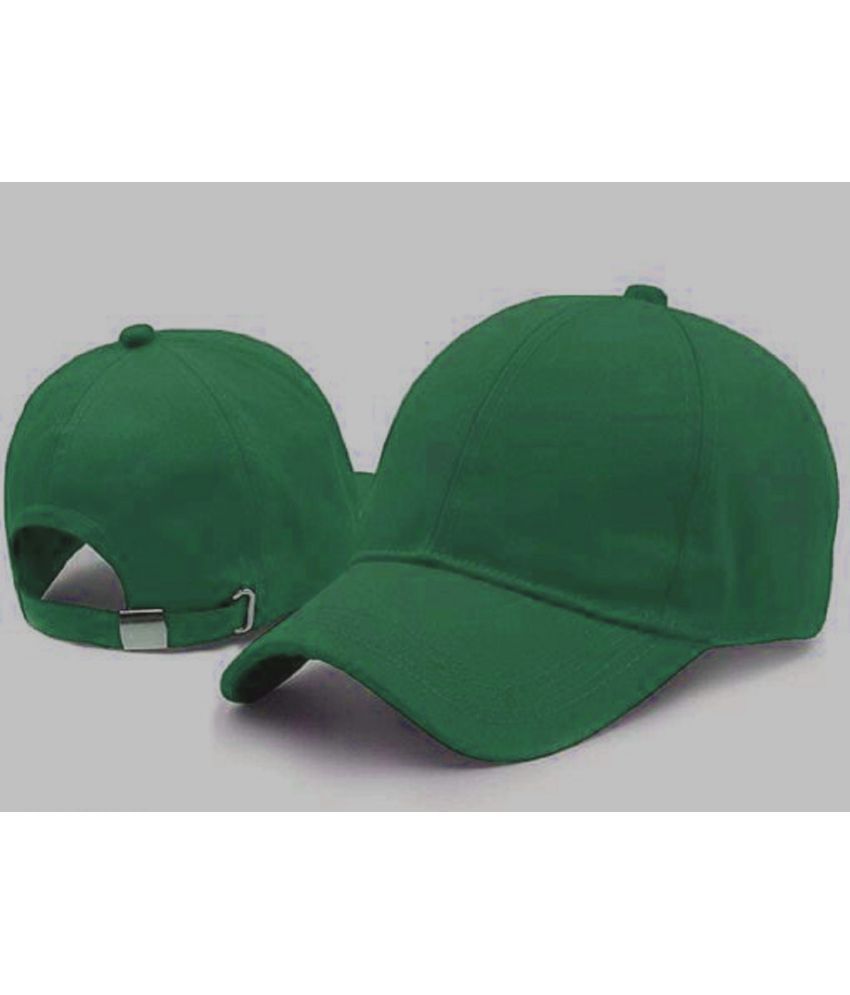     			Whyme Fashion Women's Green Cotton Caps For Summer ( Pack of 1 )