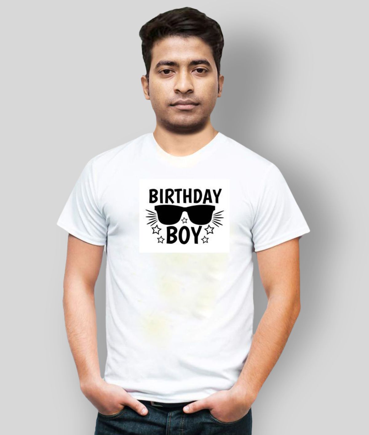 Hawai - White Polyester Regular Fit Men 