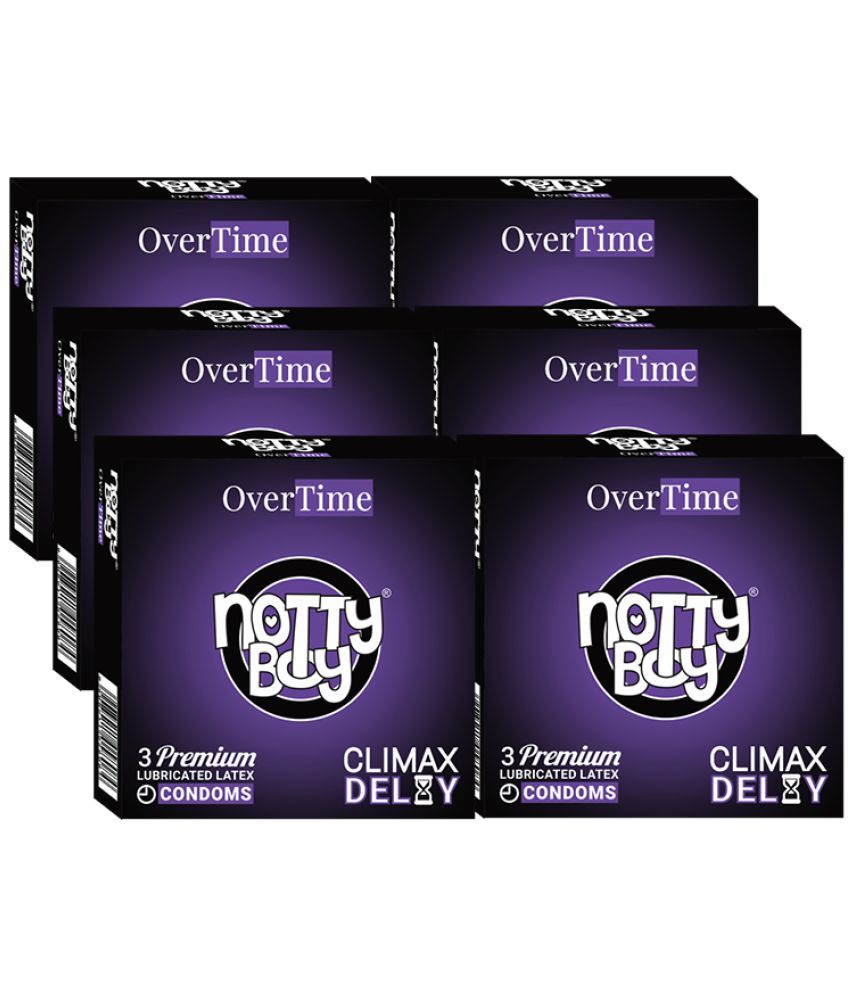 NottyBoy Climax Delay Long Time Combo Pack Condoms 6x 3 Pcs Buy
