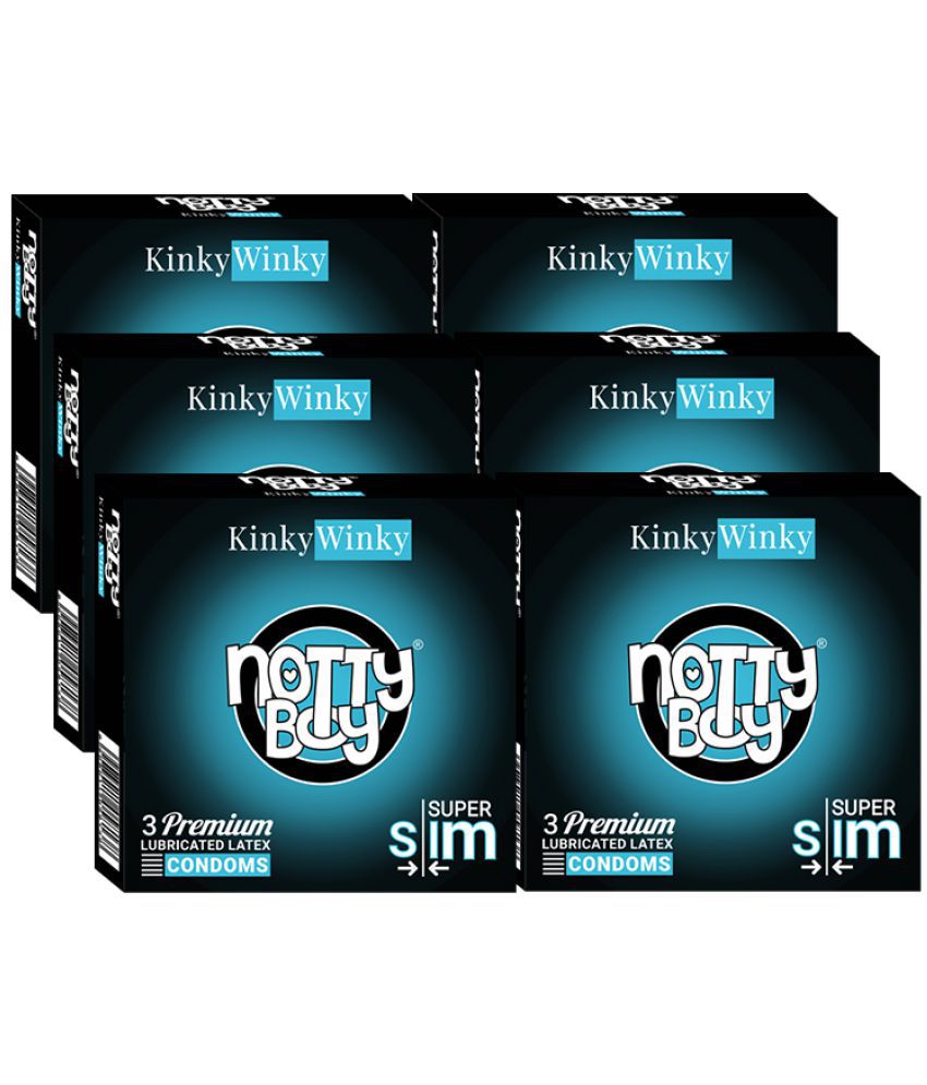     			NottyBoy Extra Slim Ultra Thin Condoms Combo Pack - 6x 3 Pcs