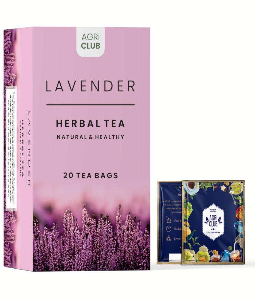     			AGRI CLUB Black & Herbal Tea Bags Lavender Infusion Tea 20 no.s