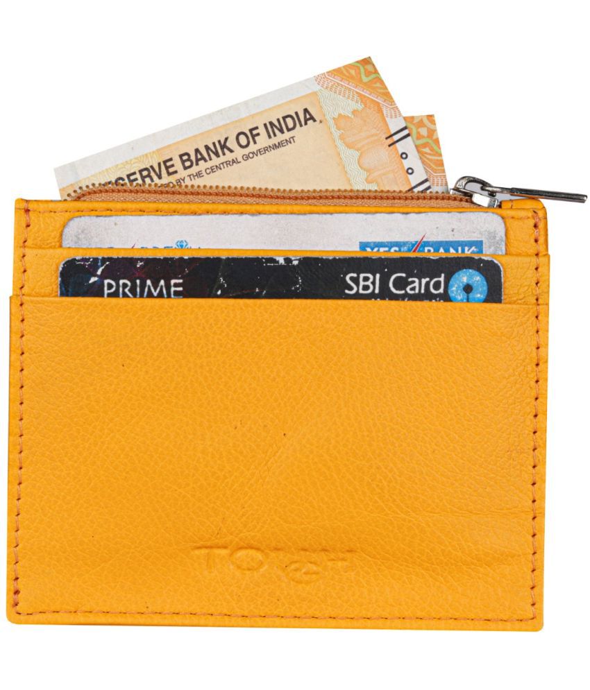     			Tough - Leather Card Holder ( Pack of 1 )