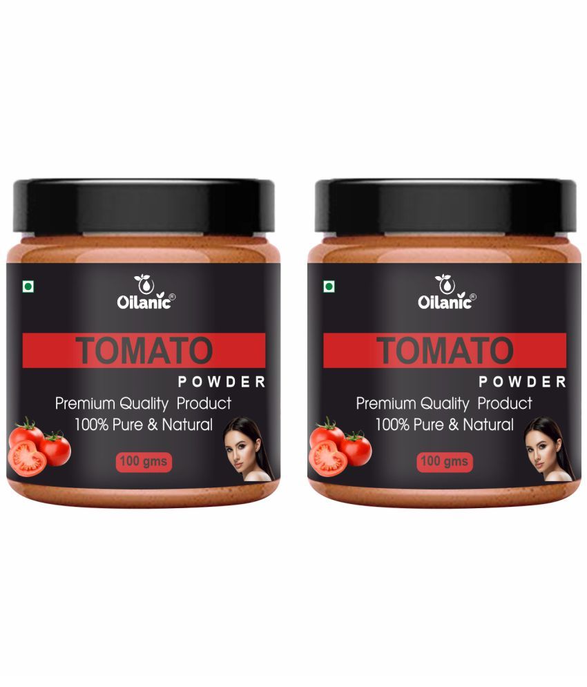     			Oilanic Natural Tomato Powder For Haircare Face Pack Masks 200 gm Pack of 2