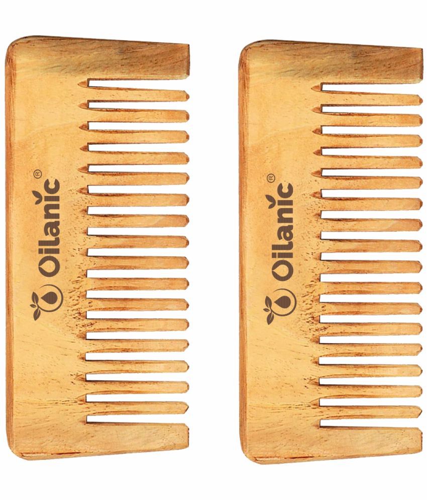 Oilanic Neem Wooden Comb( inches) Hair Brush Pack of 2: Buy Oilanic Neem Wooden  Comb( inches) Hair Brush Pack of 2 at Best Prices in India - Snapdeal