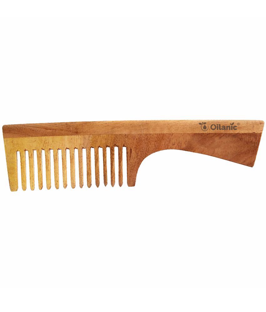     			Oilanic Neem Wooden Comb(7.5 inches) Hair Brush