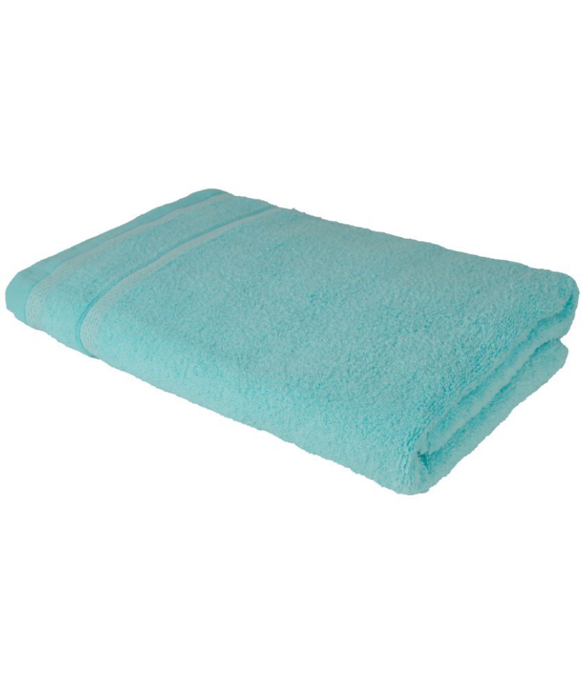 HOMETALES 100% Cotton Aqua Bath Towel 360 GSM (Pack of 1)