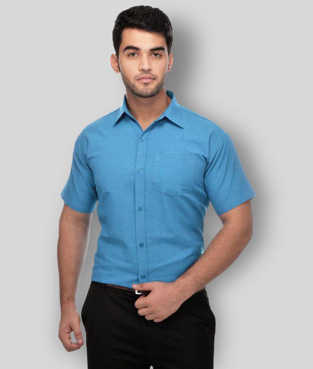     			DESHBANDHU DBK - Multicolor Cotton Regular Fit Men's Formal Shirt (Pack of 2)