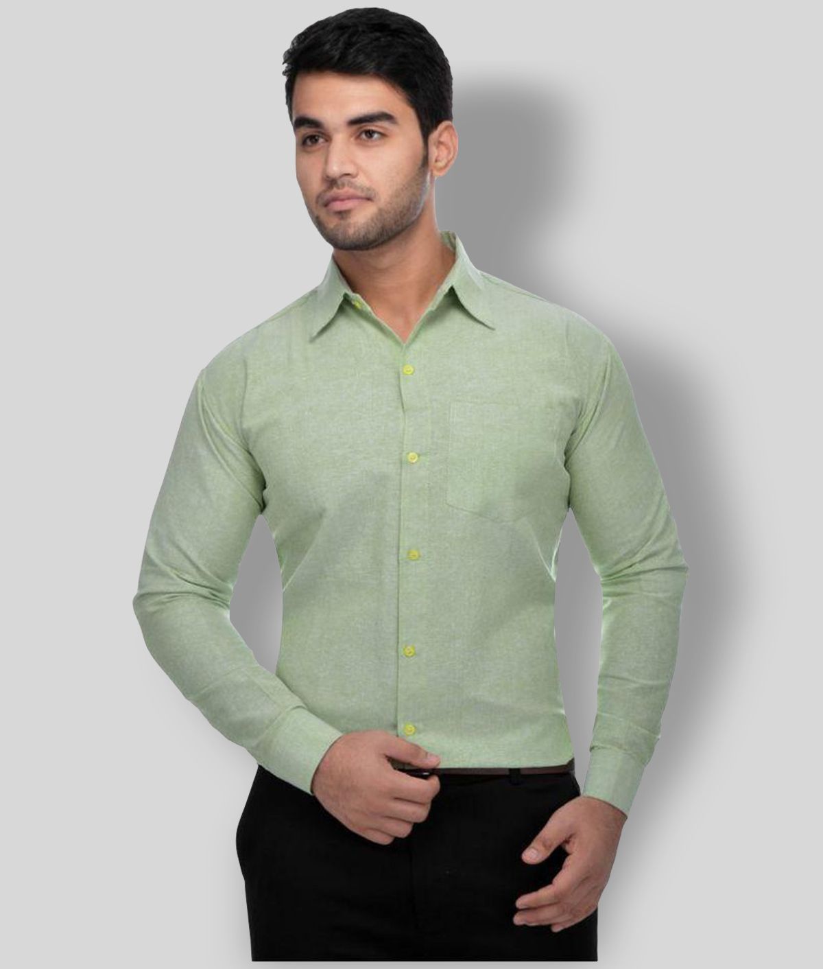     			DESHBANDHU DBK - Multicolor Cotton Regular Fit Men's Formal Shirt (Pack of 2)