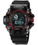 Om Collection - Black Silicon Digital Men's Watch