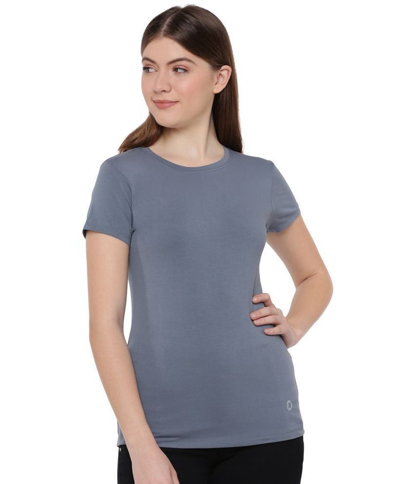 Dollar Missy Cotton Grey T-Shirts - Single