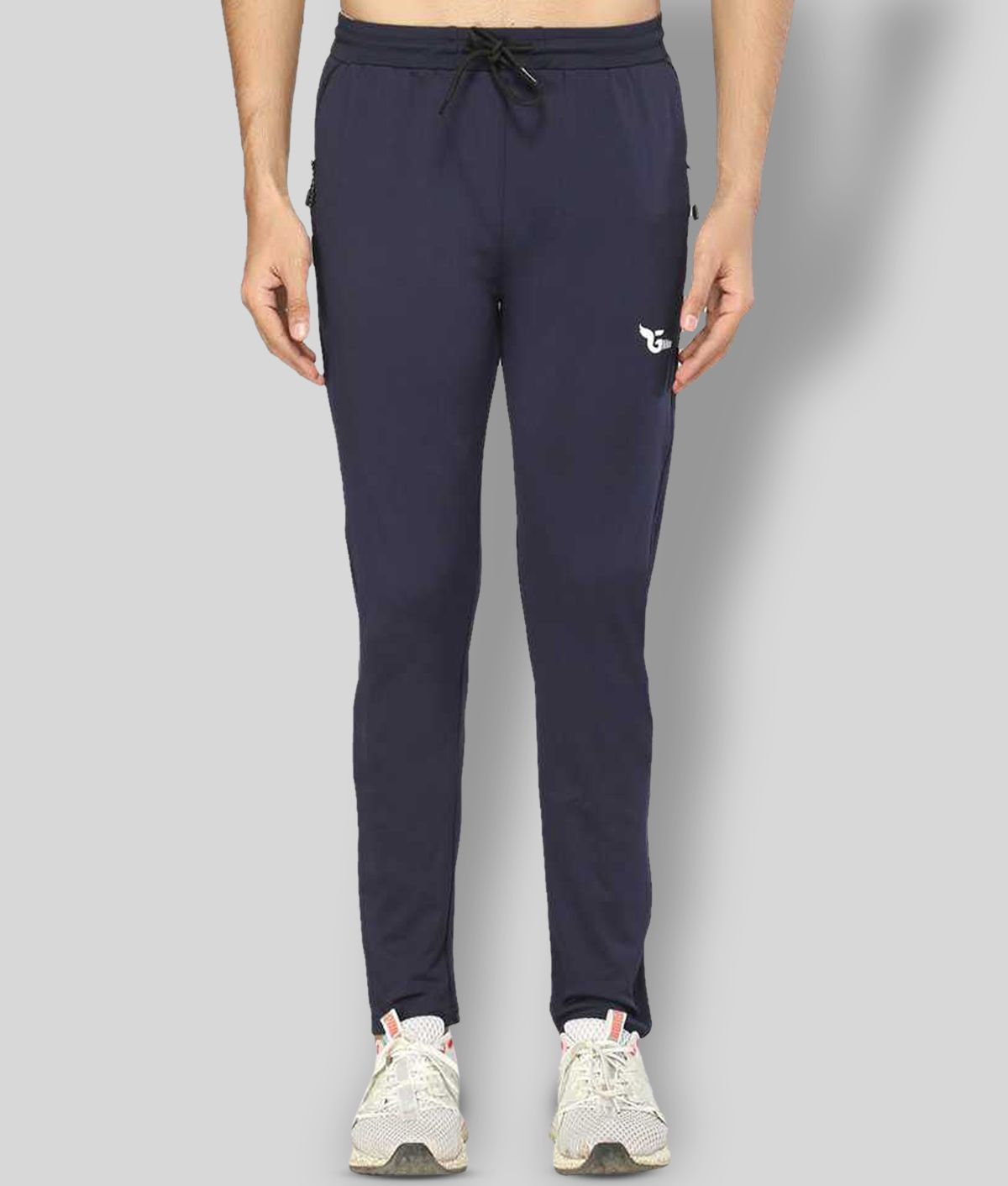     			Glito - Blue Polyester Men's Trackpants ( Pack of 1 )