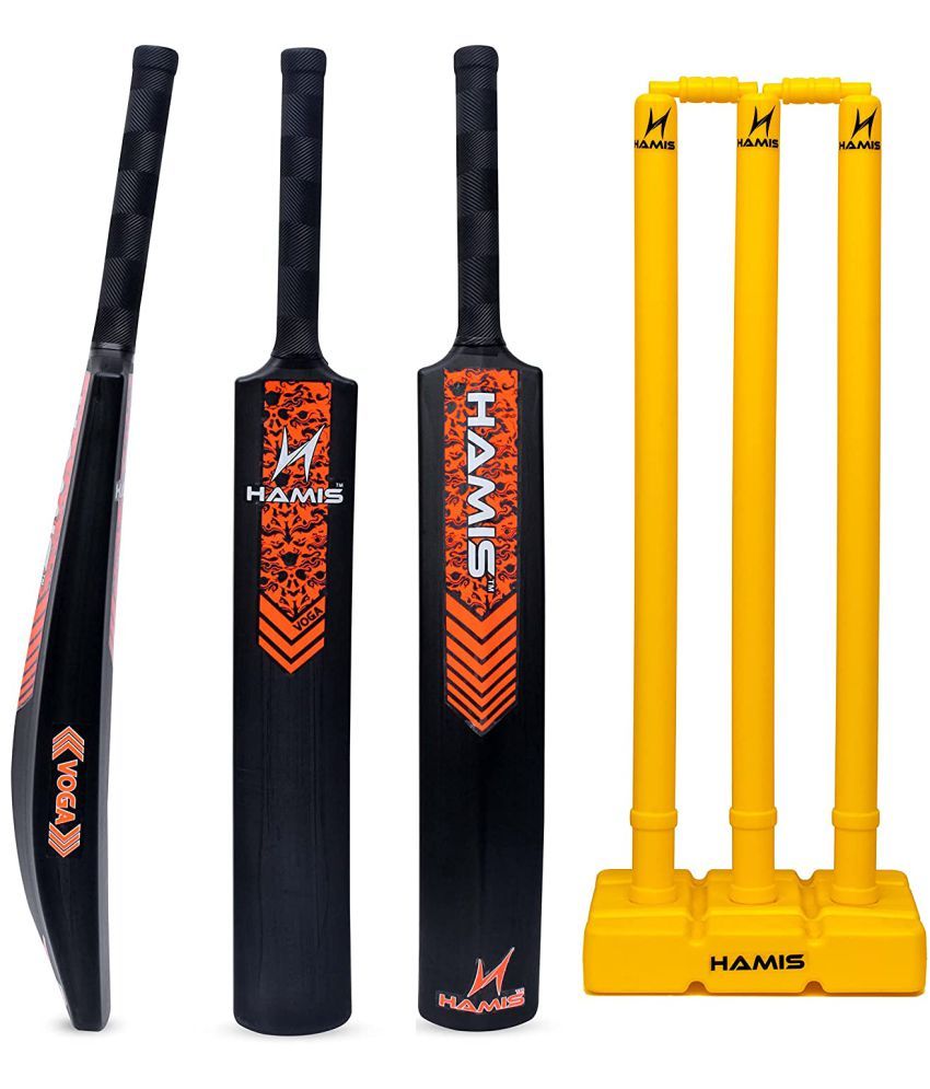 HAMIS Plastic Bat, Cricket Bat, Plastic Cricket Bat Hard Plastic