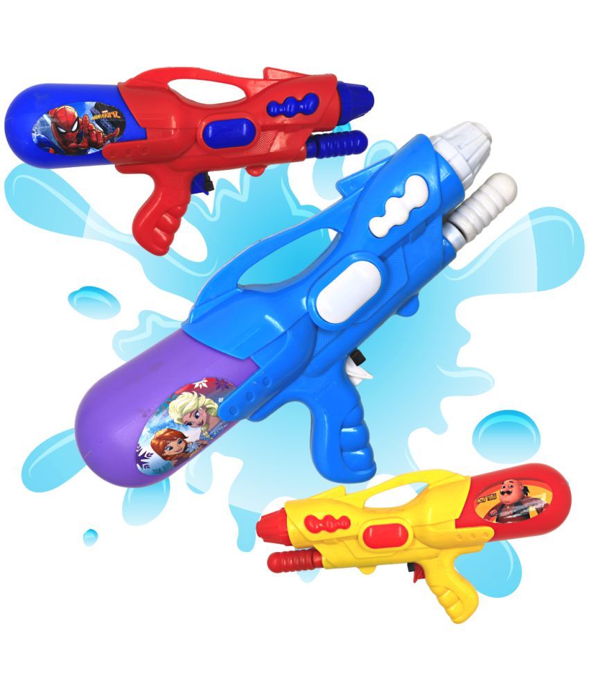     			Holi Water Gun Pichkari Toy | High-Pressure Pichkari | Non-Toxic Plastic Toy | Holi Pichkari For Kids | Pichkaaree | 3-6 Yrs - Blue