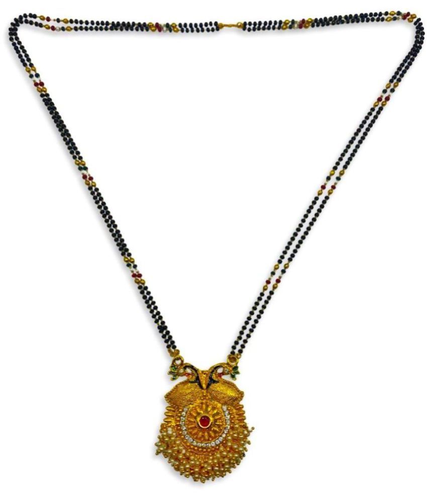Long Mangalsutra Designs Gold Plated 