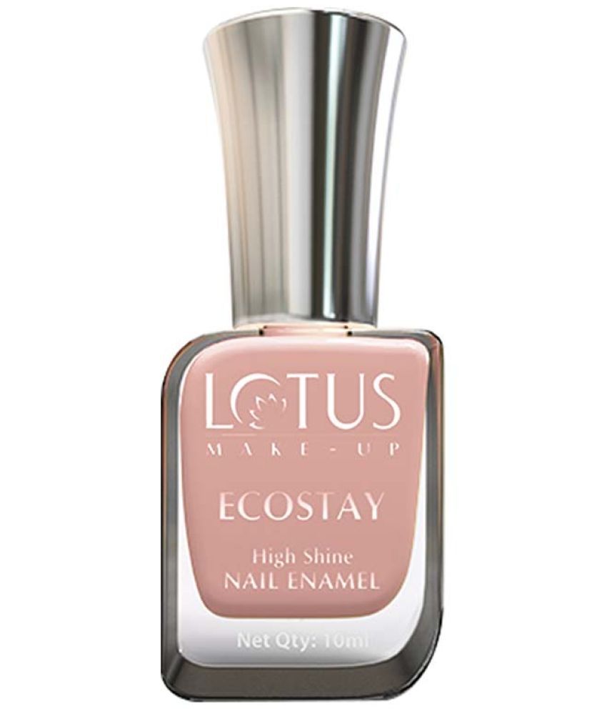     			Lotus Makeup Ecostay Nail Enamel Nail Polish Affogato E75 Cream Glossy 10 mL
