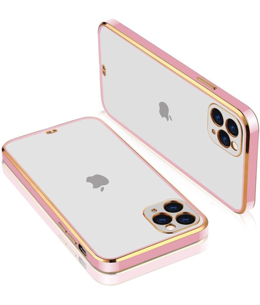 Apple Silicon Soft cases For Apple iPhone 12 Pro Max by NBOX - Pink