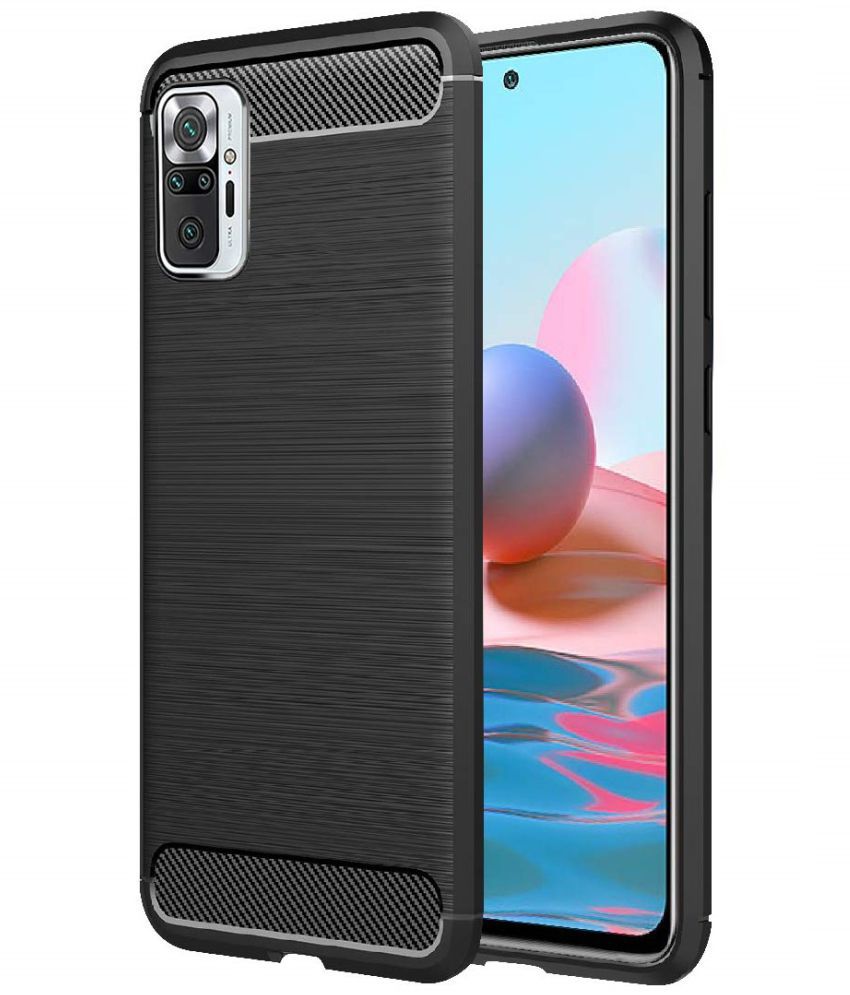     			Redmi Plain Cases For Xiaomi Redmi Note 10 Pro by Spectacular Ace - Black