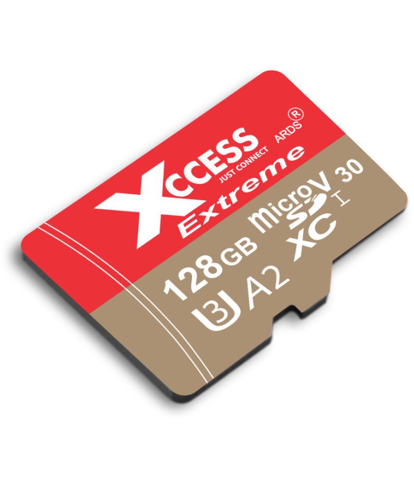 Xccess Premium 128GB Memory Card,128GB micro SD Card,Class 10,Fast Speed for Smartphones, Tablets and Other Micro Slot with Data Transfer