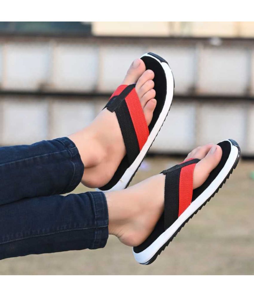 Buy layasa Red Slide Flip flop 